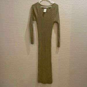 NWT Cozy Sweater Beach Dress